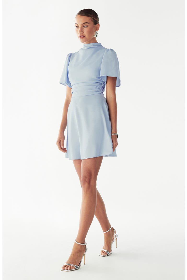 Saray Mini Dress, Alternate, color, Icy Blue