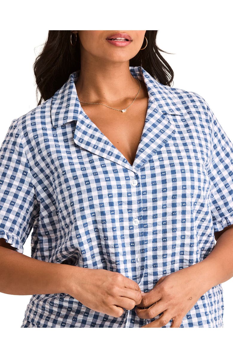Adore Me Barbara Short Pajama Set, Alternate, color, Blue