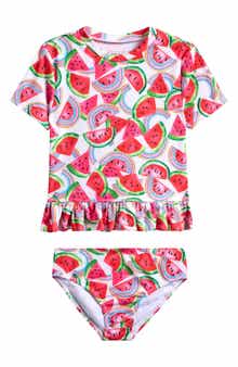 Kids' Ruffle Watermelon Two-Piece Swimsuit