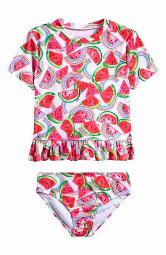 Kids' Ruffle Watermelon Two-Piece Swimsuit
