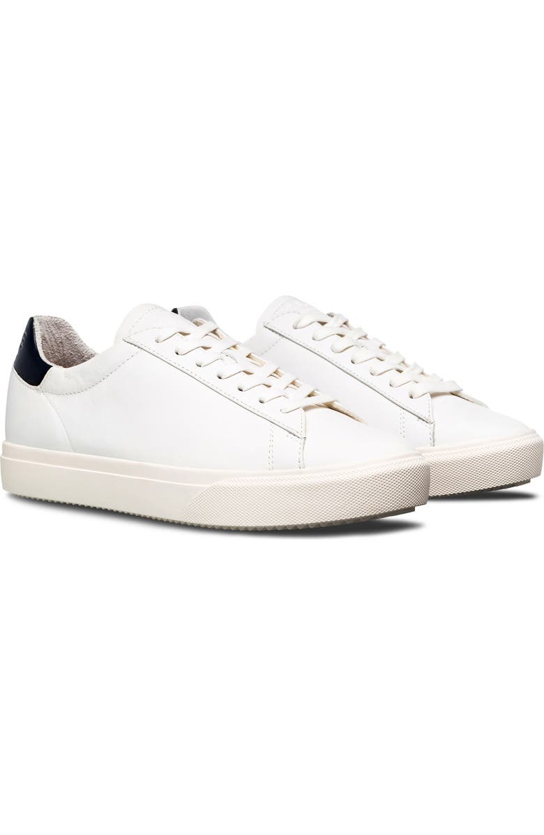 CLAE Bradley Venice Leather Sneaker, Main, color, White Leather Navy