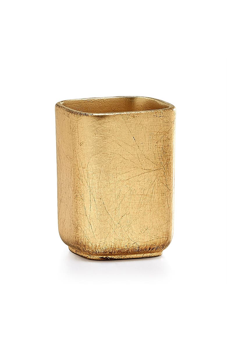 Ava Gold Brush Holder, Main, color, GOLD