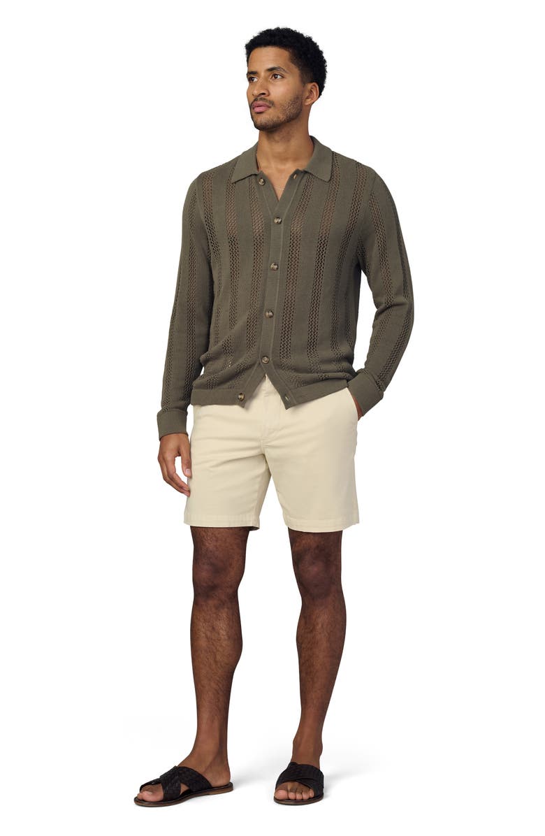 Joe's Summer Open Knit Cardigan, Alternate, color, Lichen