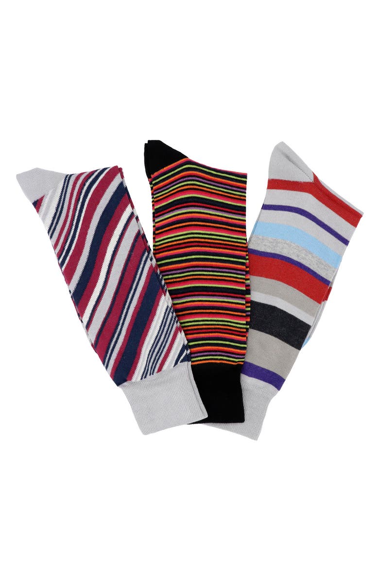 Lorenzo Uomo Dress Crew Socks - Pack of 3, Main, color,