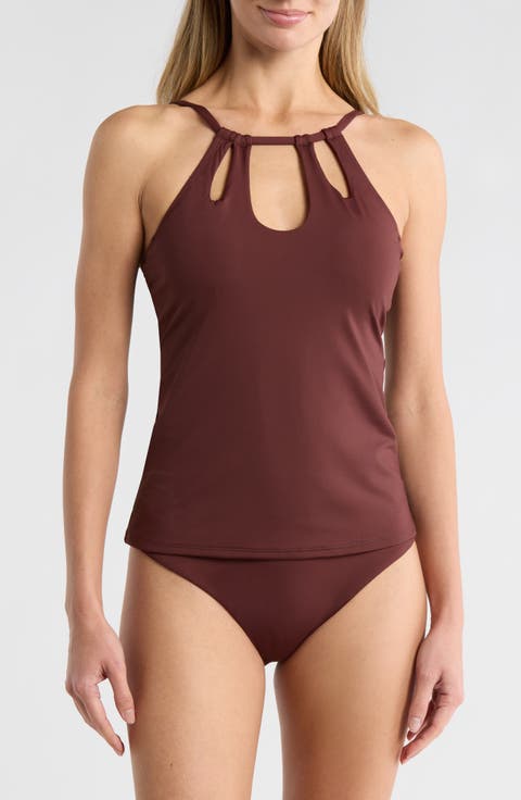 Keyhole Underwire Tankini Top