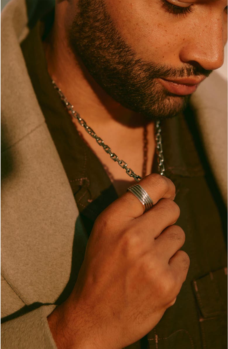 LOUPN Level Up Ring, Alternate, color, Silver