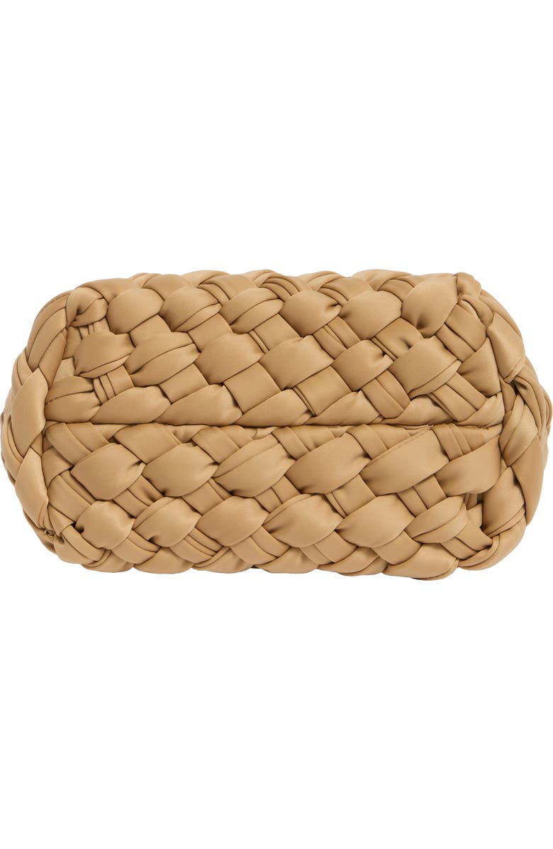 BCBG Small Woven Neoprene Tote, Alternate, color, Tan