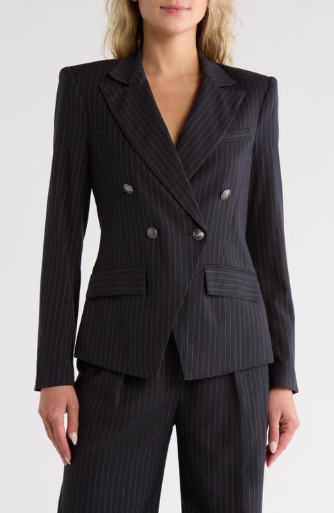 Hanni Pinstripe Blazer