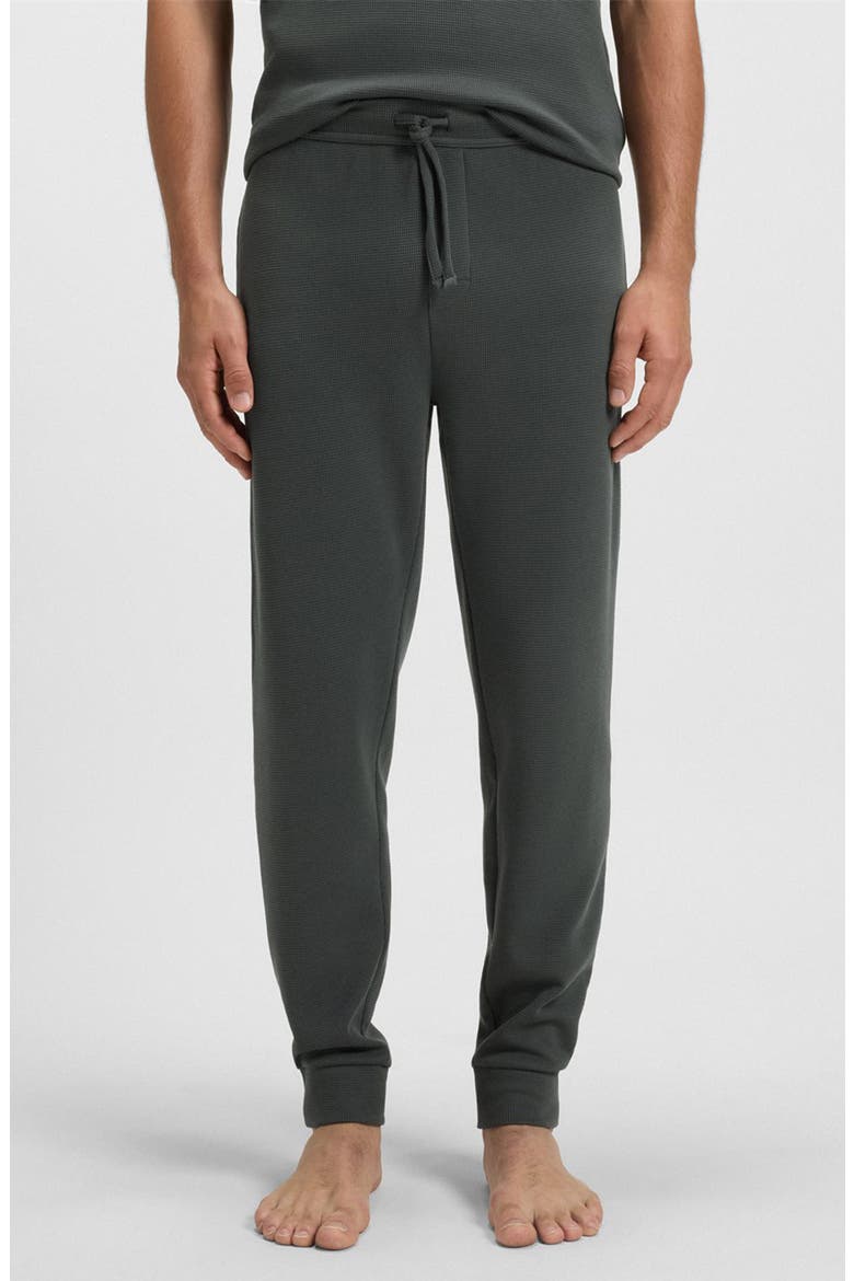 Waffle Knit Lounge Pants, Main, color, OPEN GREEN