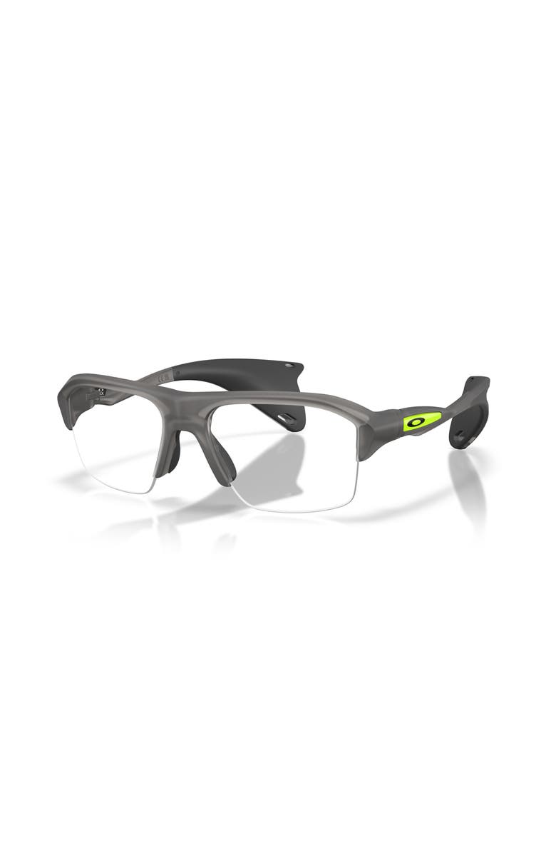 Oakley 60mm Rectangle optical glasses, Main, color, Grey