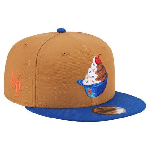 Men's New Era Khaki/Royal New York Mets Ice Cream 9FIFTY Snapback Hat