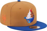 New Era Men's New Era Khaki/Royal New York Mets Ice Cream 9FIFTY Snapback Hat
