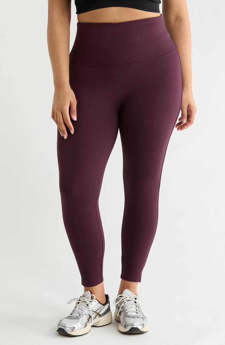 SPANX<sup>®</sup> Ponte Ankle Length Leggings, Main, color, Brandywine