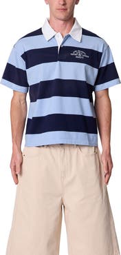 mnml Big Stripe Short Sleeve Rugby Shirt