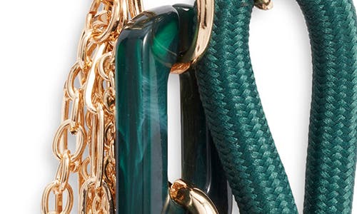 Chelsea28 Crystal Ball & Chain Bag Charm In Green