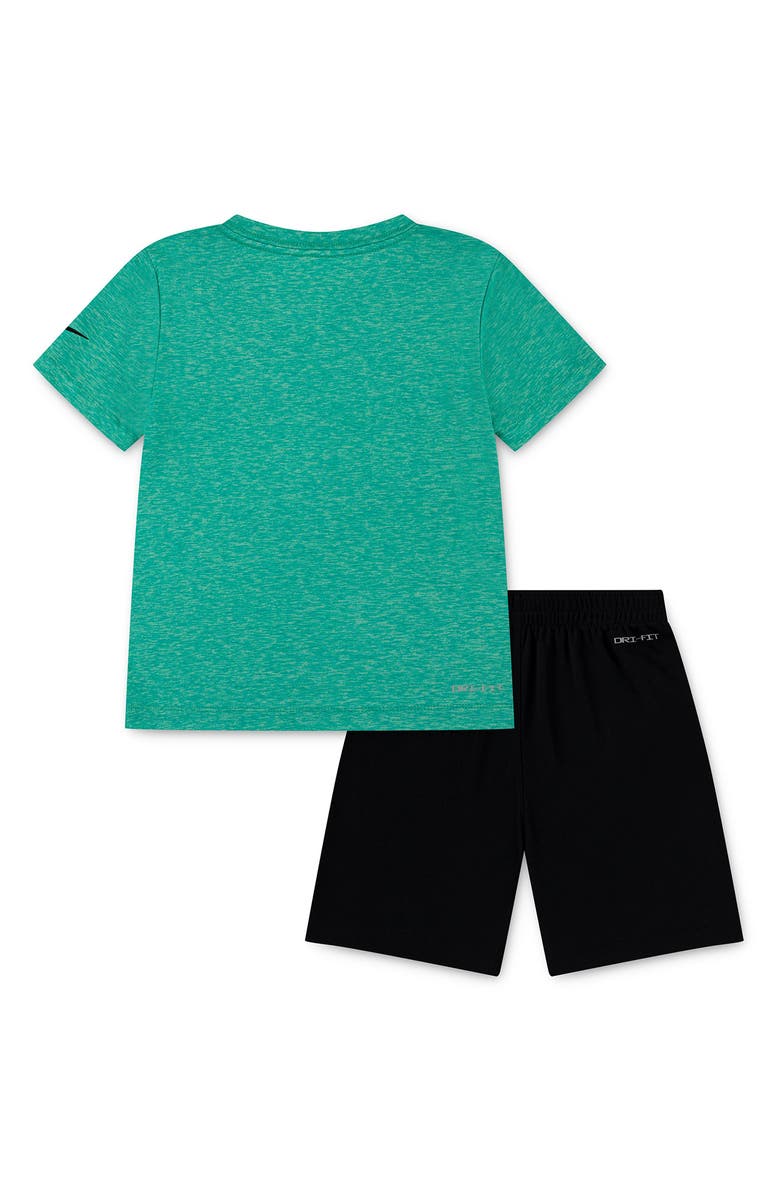Nike DRI-Fit Drop Set Tee & Shorts Set, Alternate, color, Black/ Dusty Cactus
