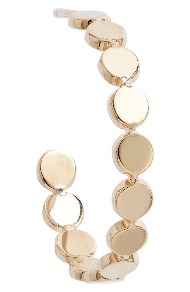 Jennifer Zeuner Small Margaux Hoop Earrings, Alternate, color, Yellow Vermeil