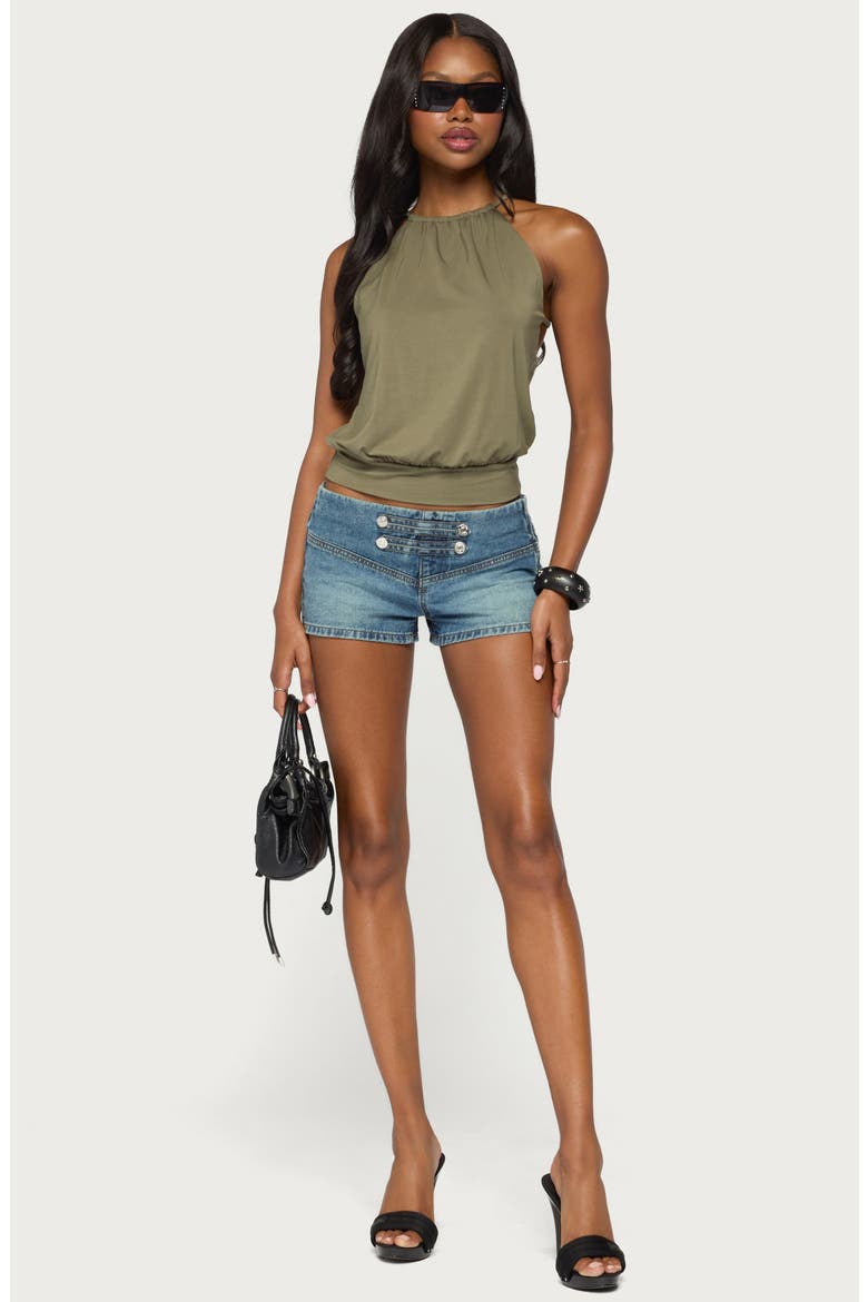 Everi Strappy Back Top, Alternate, color, OLIVE