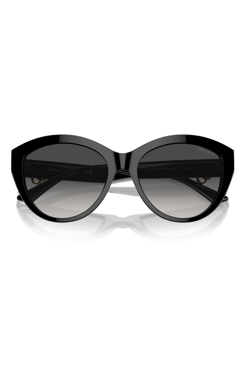 Jimmy Choo 55mm Gradient Phantos Sunglasses, Alternate, color, 