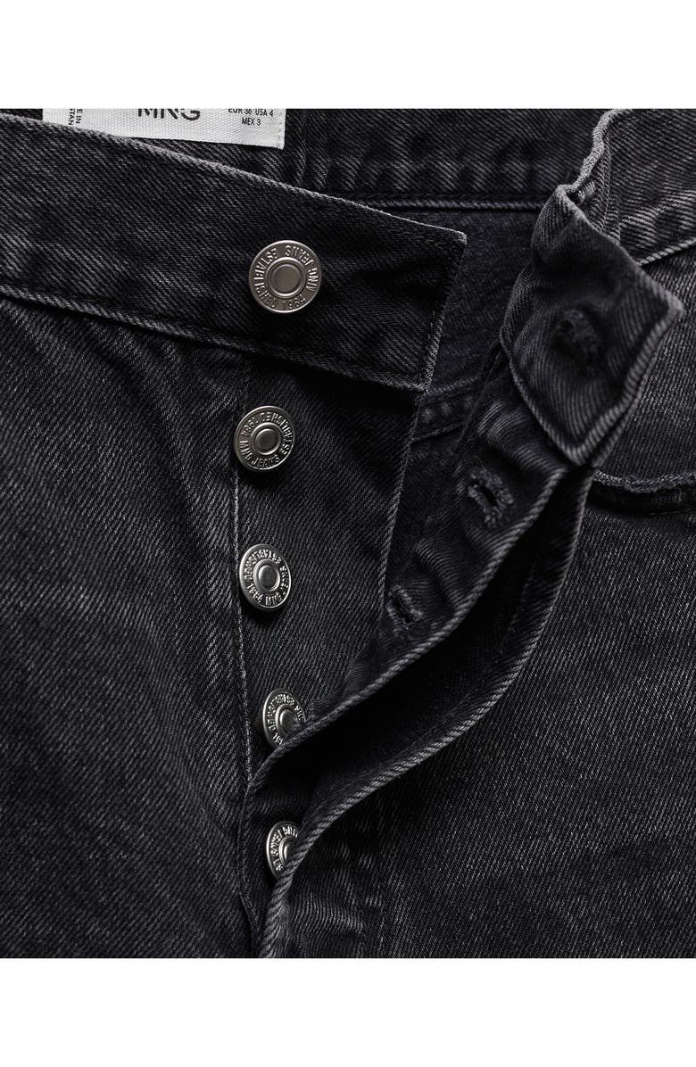 MANGO High Waist Wide Leg Jeans, Alternate, color,