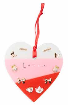 Leith Set of 5 Assorted Stud Earrings