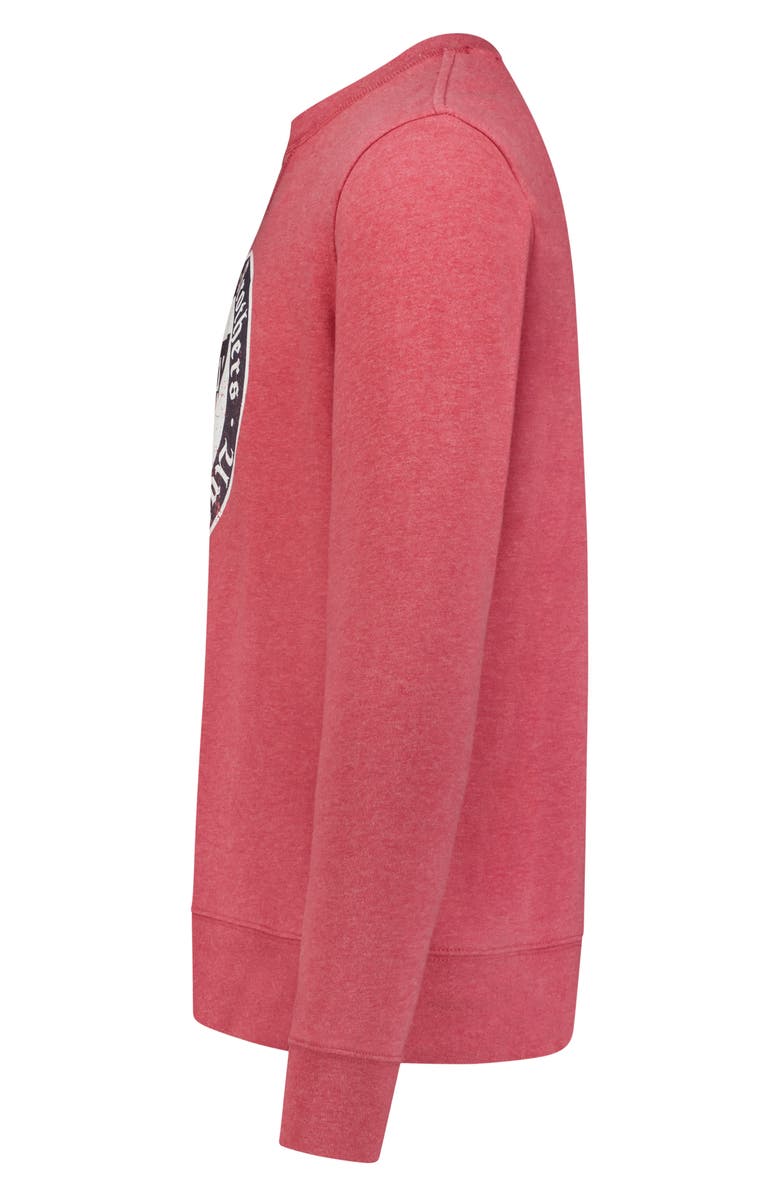 Brooks Brothers Logo Graphic Pullover Sweatshirt, Alternate, color, Red Heather Multi