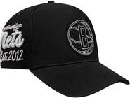 PRO STANDARD Men's Pro Standard Black Brooklyn Nets Paint the City Pinch Front Snapback Hat