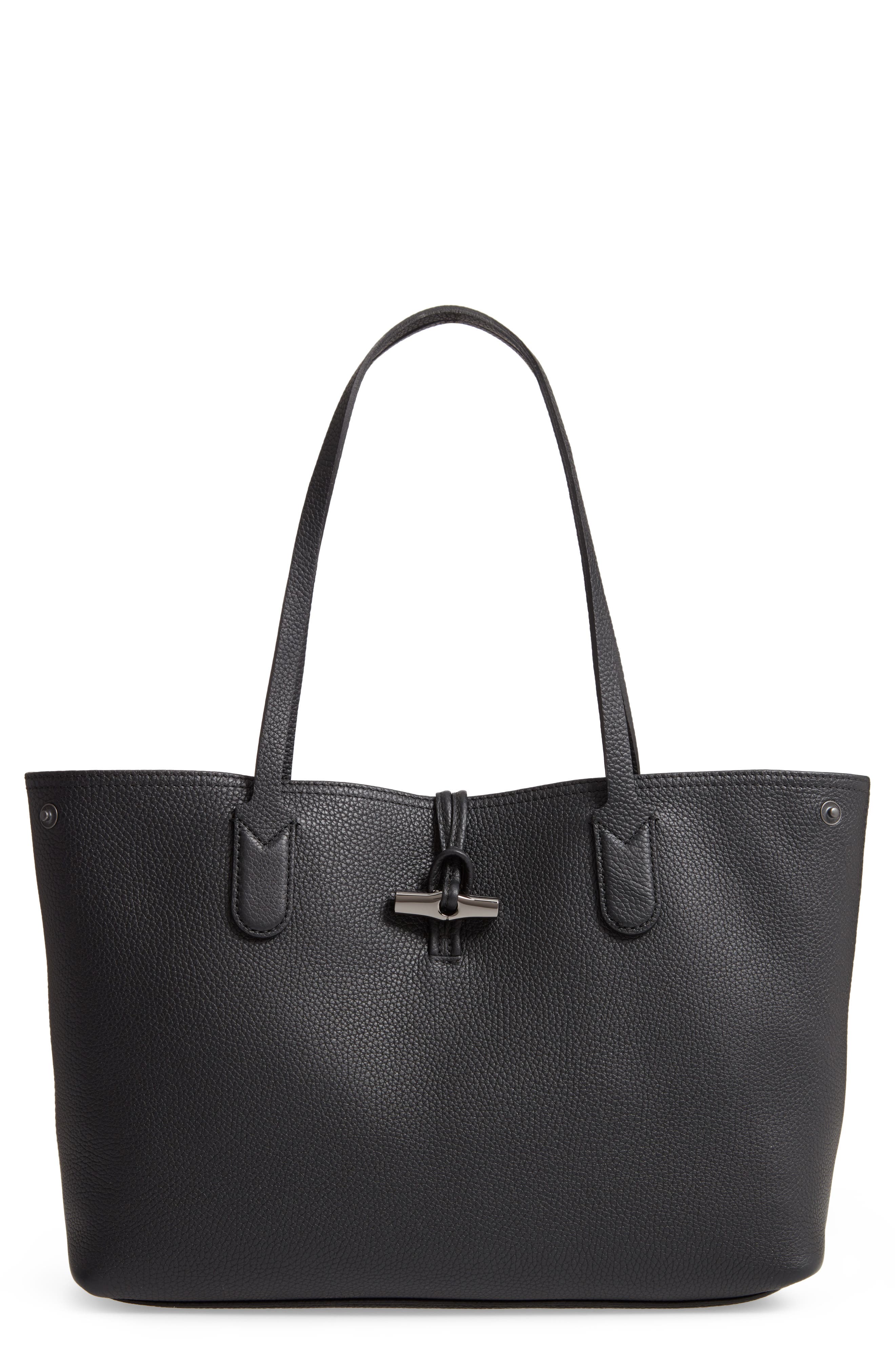 Longchamp Roseau Essential Mid Leather Tote