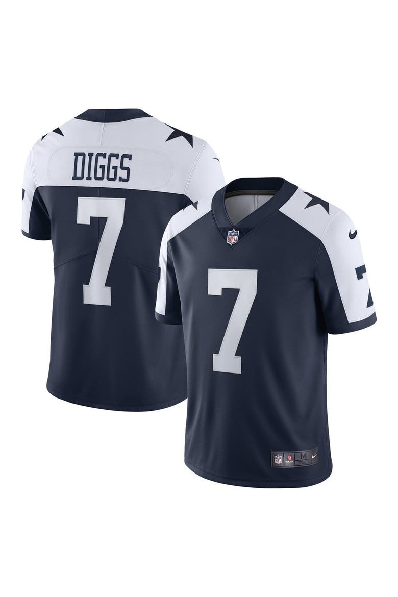 Men's Nike Trevon Diggs Navy Dallas Cowboys Alternate Vapor Limited Jersey, Main, color, Navy