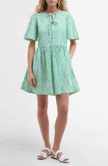 Barbour Daison Stripe Seersucker Minidress