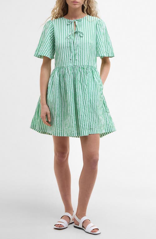 Barbour Daison Stripe Seersucker Minidress