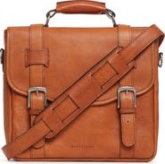 Korchmar Parker Leather Messenger & Wine Carrier