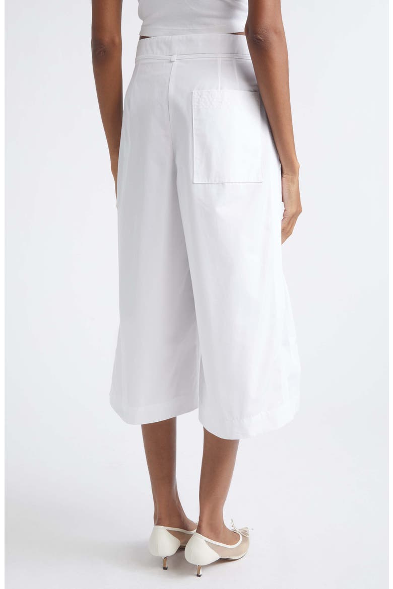The Marin Cotton Poplin Crop Pants, Alternate, color, WHITE