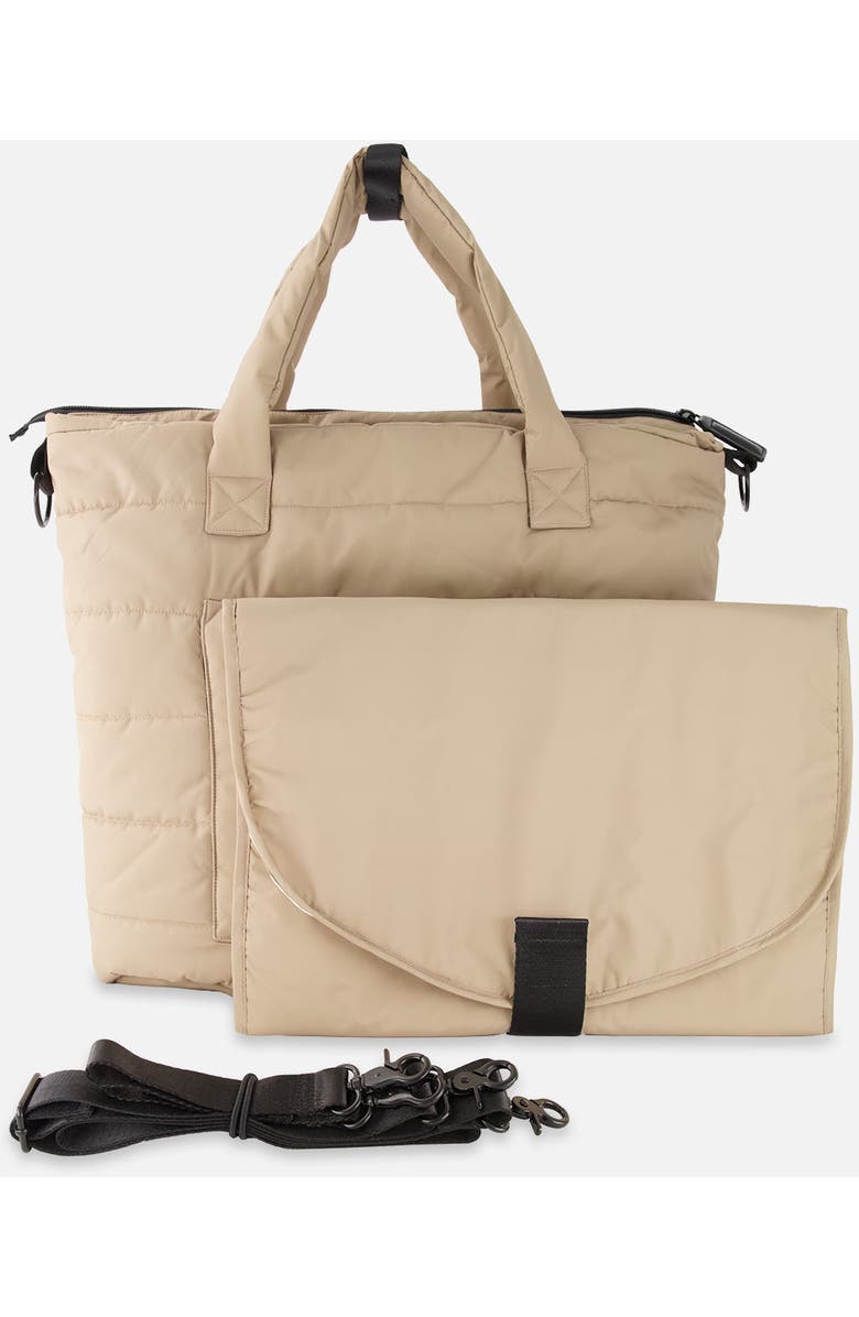 Deux par Deux Diaper Bag with Changing Mat and Stroller Straps, Alternate, color,