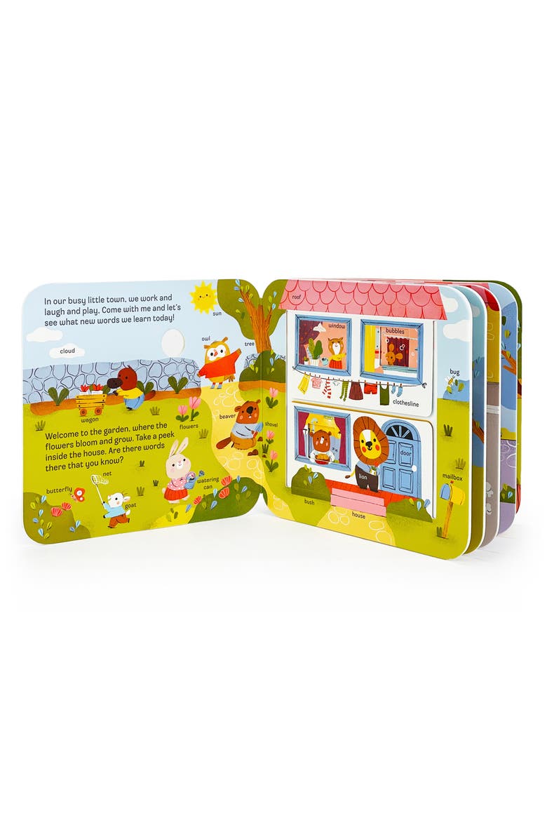COTTAGE DOOR PRESS Peek-a-Flap Words Lift-a-Flap Board Book, Alternate, color,