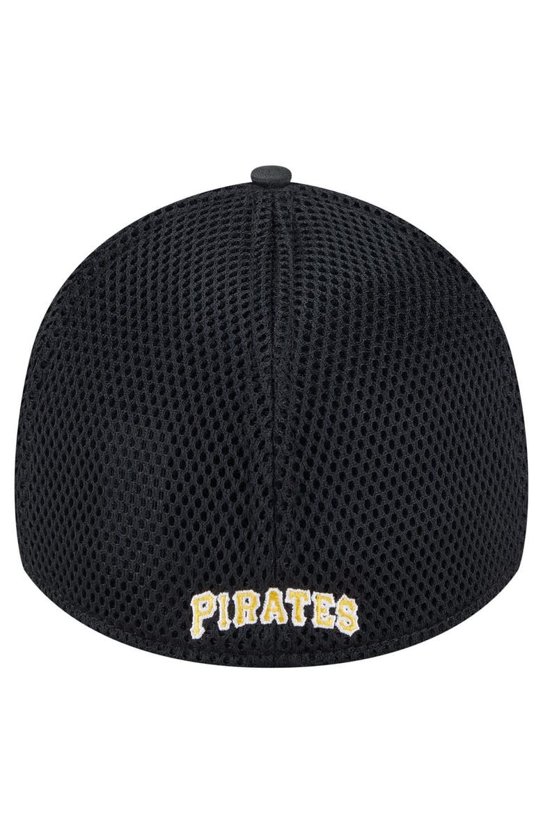 New Era Men's New Era Black Pittsburgh Pirates Subtle Camo 39THIRTY Flex Hat, Alternate, color, Black