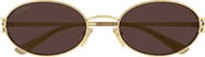 Gucci GG2233S 55mm Polarized Gradient Oval Sunglasses
