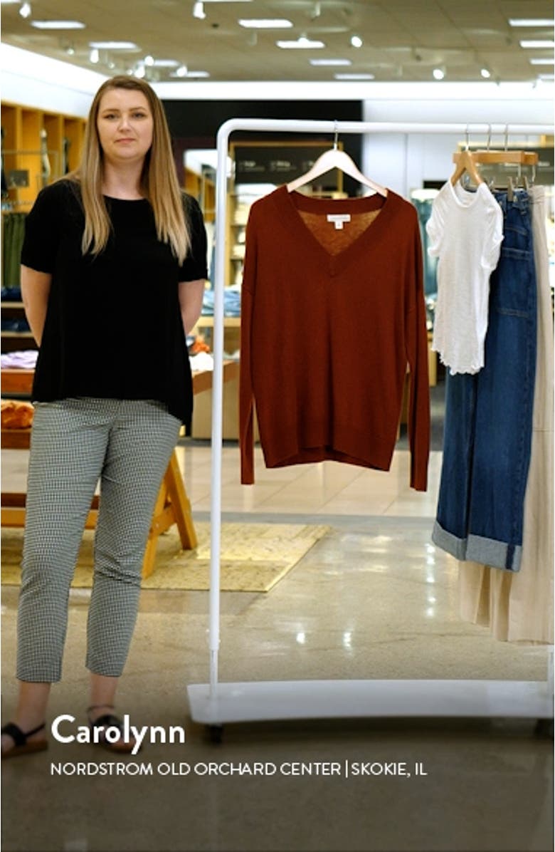 Relaxed V-Neck Sweater, sales video thumbnail