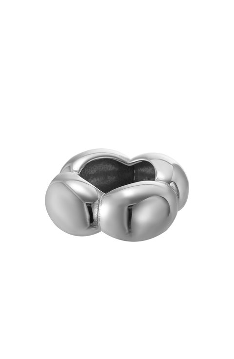 Dazzle Dream Silver Petal Ring