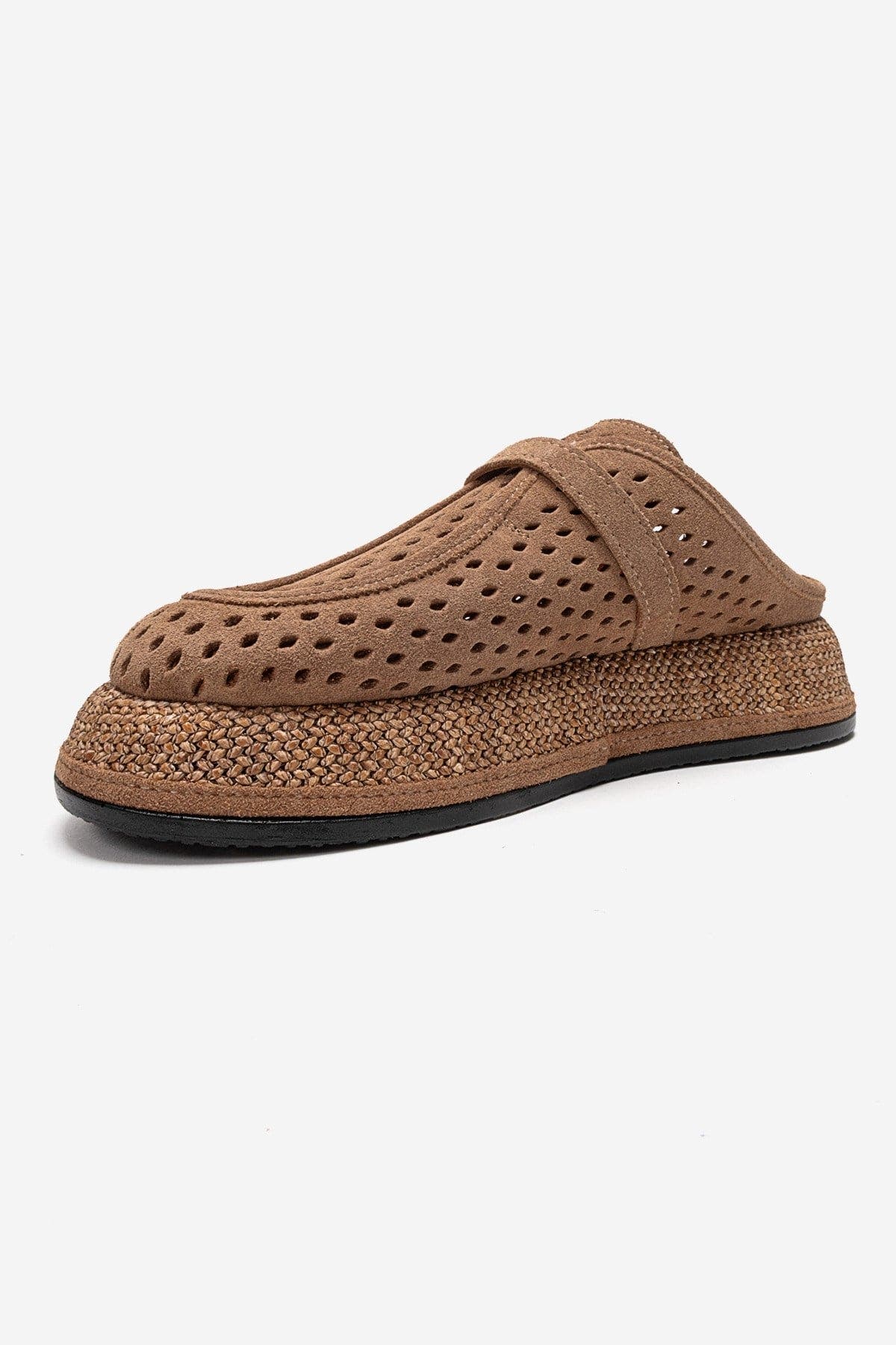 Forever & Always Shoes Vone Leather Mule, Alternate, color, Cognac Suede
