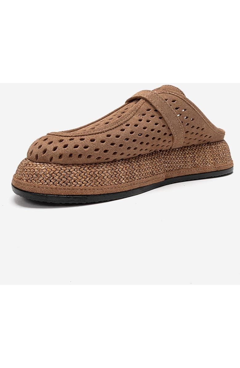 Forever & Always Shoes Vone Leather Mule, Alternate, color, Cognac Suede