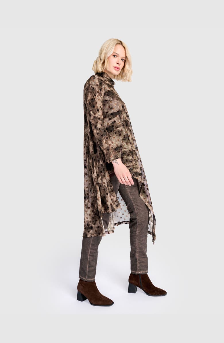 Alembika Rune Mesh Hi-Lo Tunic, Alternate, color, Aquarelle