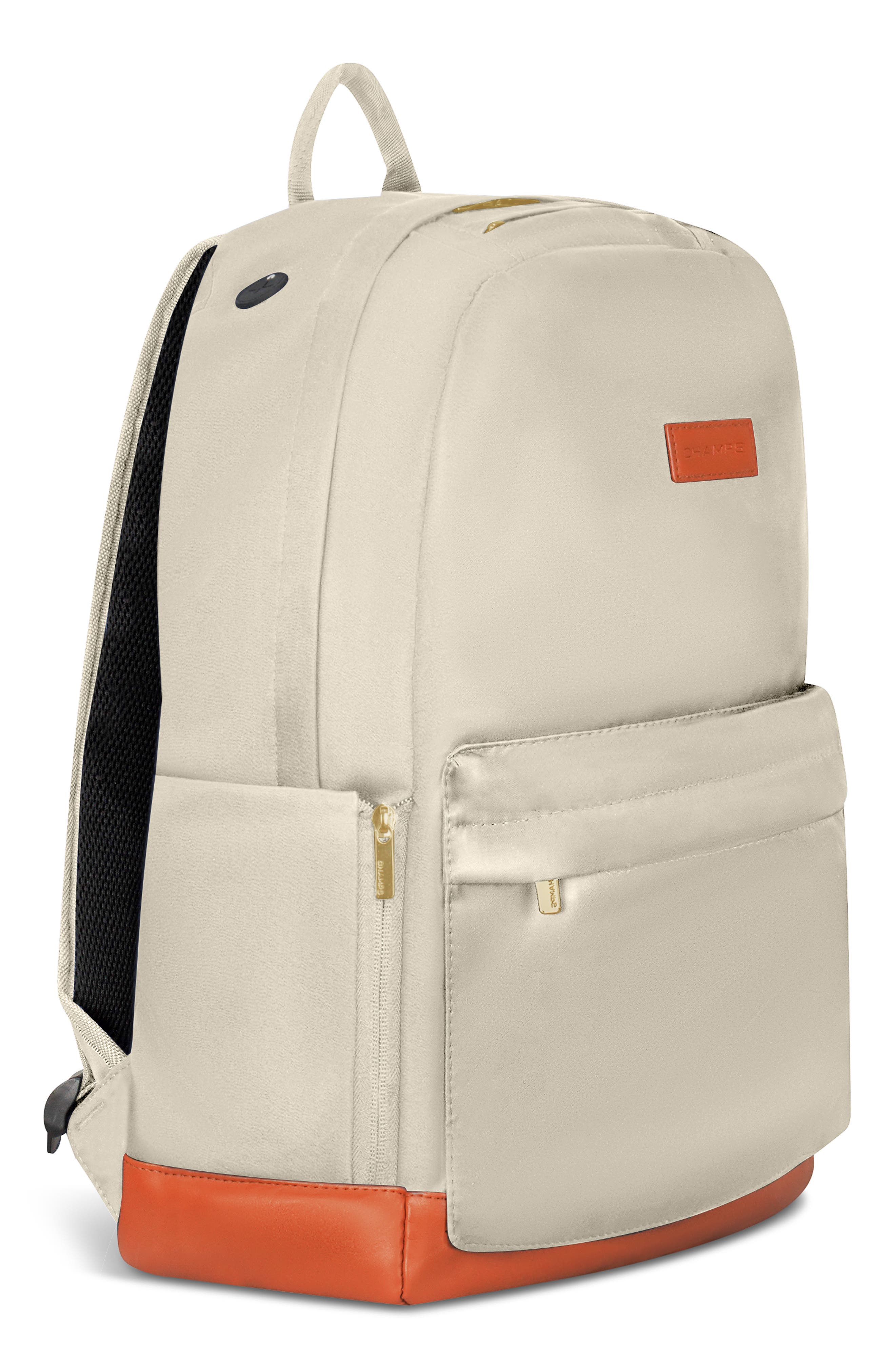 CHAMPS Water Resistant Nylon Backpack, Alternate, color, Ivory