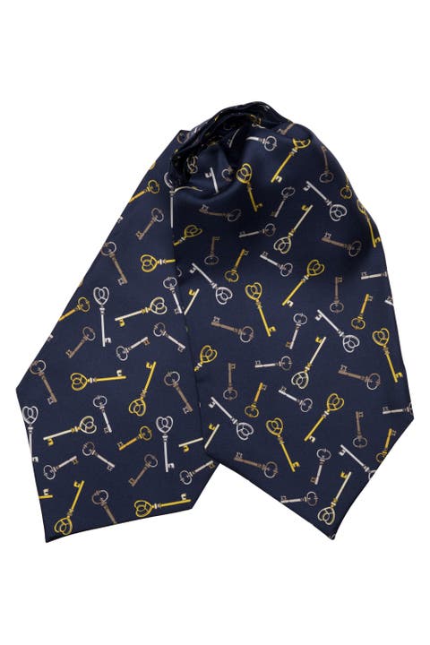 Castel Sant'Angelo - Silk Ascot Cravat Tie for Men