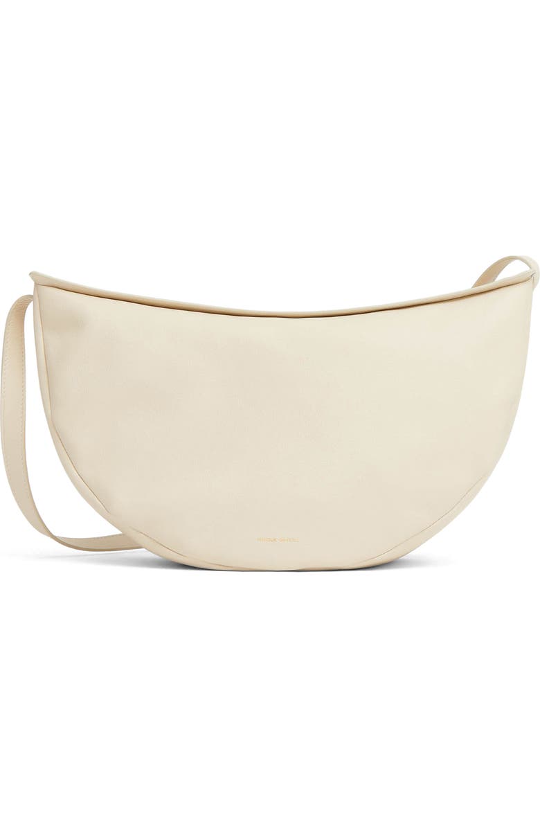 Mansur Gavriel Large Moon Leather Sling Bag, Main, color, Jasmine