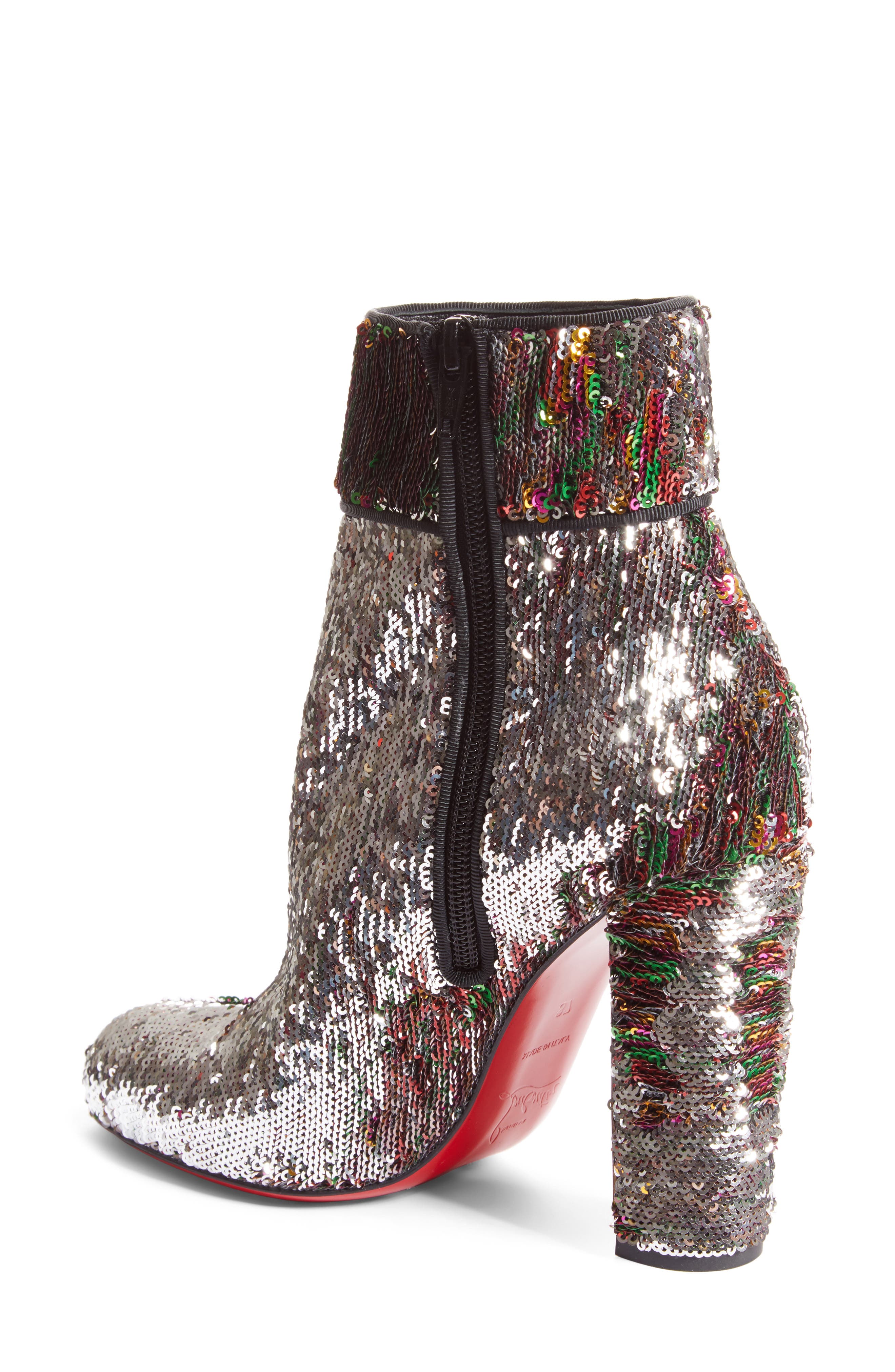Unicorn Moulamax Sequin Bootie, Alternate, color, SILVER SEQUIN