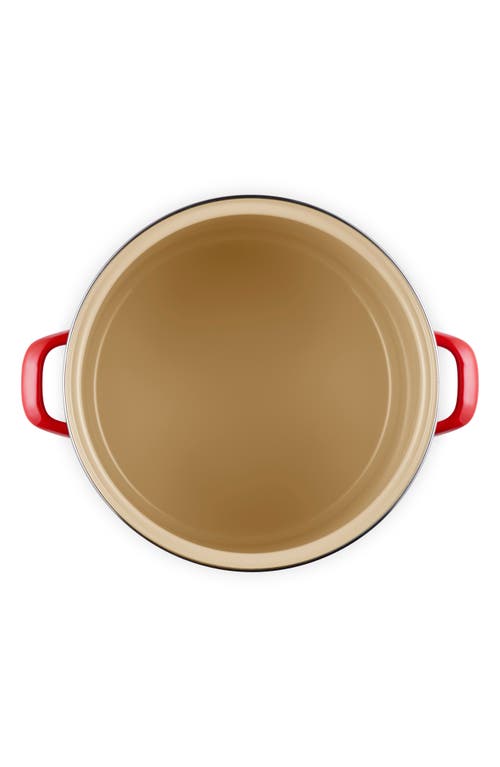 Le Creuset Enameled Stainless Steel Stockpot In Red
