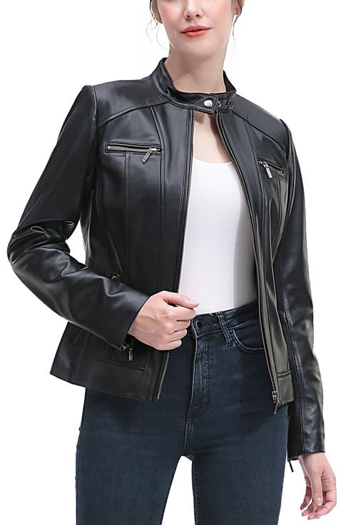 Ana Leather Moto Jacket