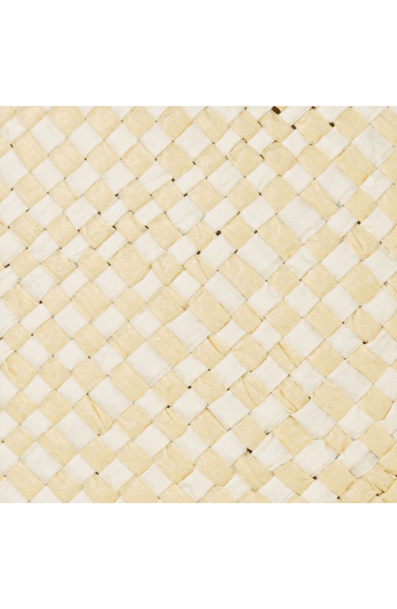 Lauren Ralph Lauren Plaid Woven Fedora Sun Hat, Alternate, color, 