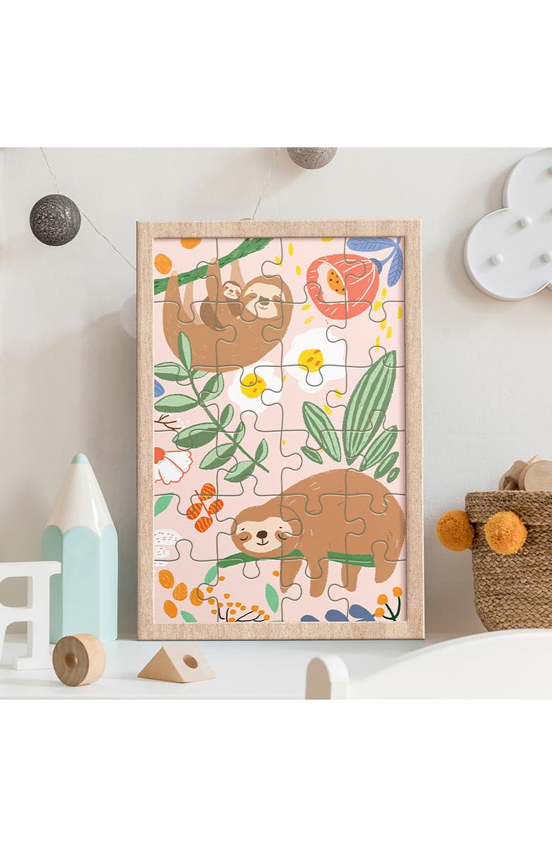 Journey of Something Sloth, 24 Piece Puzzle, Jigsaw, Whimsical Animal Scene, Alternate, color, Multicolored